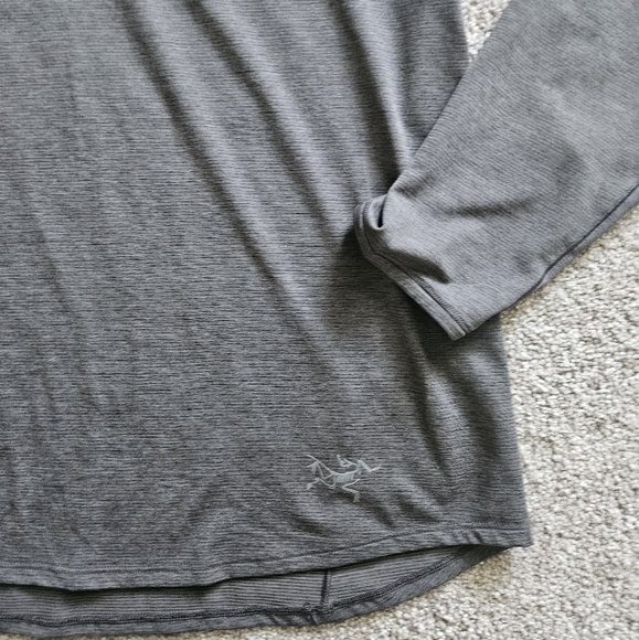 Arc'teryx Gray Long Sleeve Tee Relaxed Fit - Picture 3 of 4